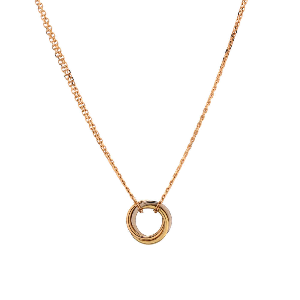 Cartier Trinity Choker Necklace 18K Tricolor Gold